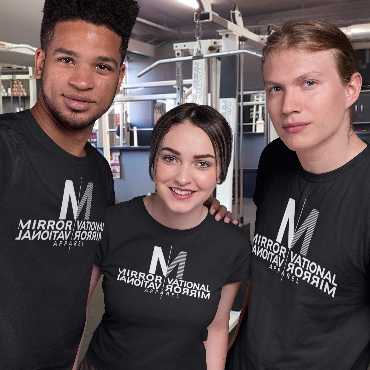 Group of friends at the gym - Mirrorvational.com