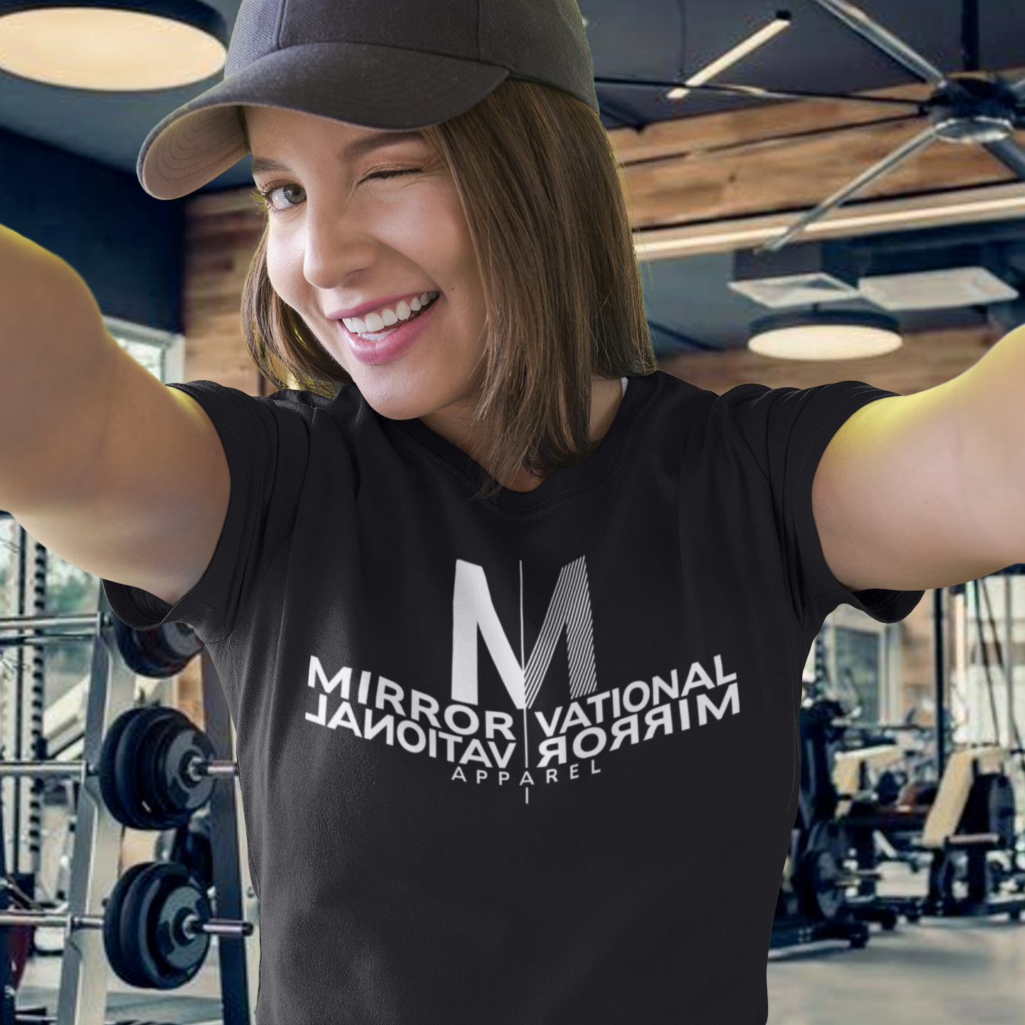 Selfie of a women at the gym - Mirrorvational.com